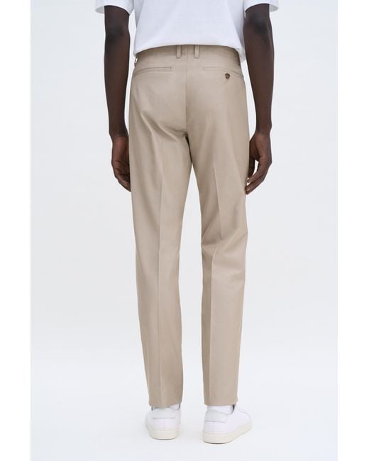 Filippa K Natural Cotton Tailored Trousers for men