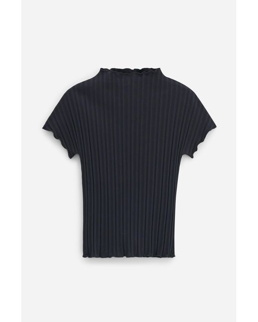 Filippa K Blue Rib Cap Sleeve Top