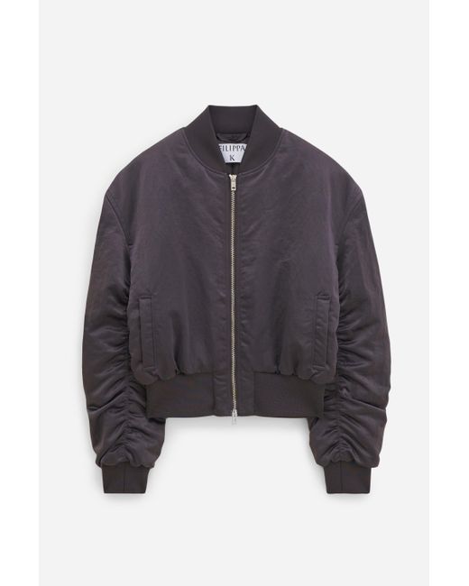 Filippa K Blue Nylon Zip Jacket