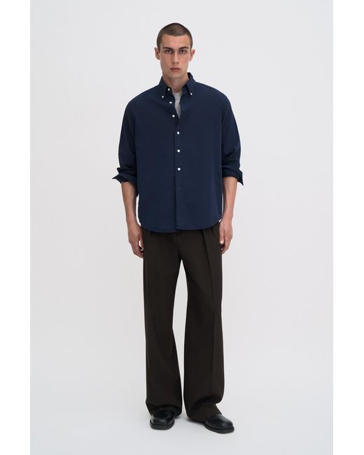 Filippa K Blue Tailored Button Down Shirt for men