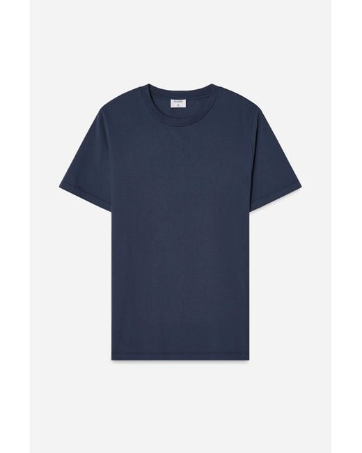 Filippa K Blue Classic Cotton Tee for men