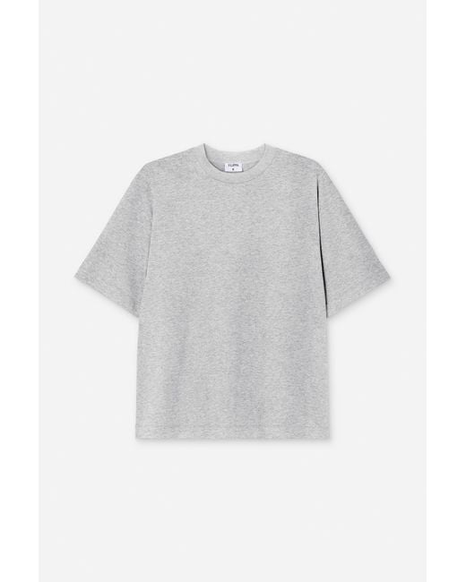 Filippa K Gray Oversized Cotton Tee