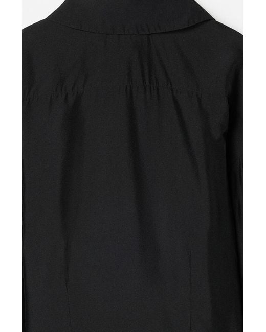 Filippa K Blue Fold Collar Blouse