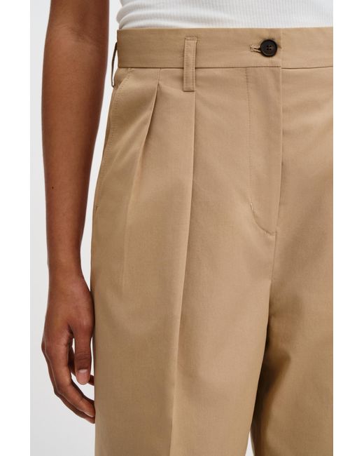 Filippa K Blue Paloma Cotton Trousers