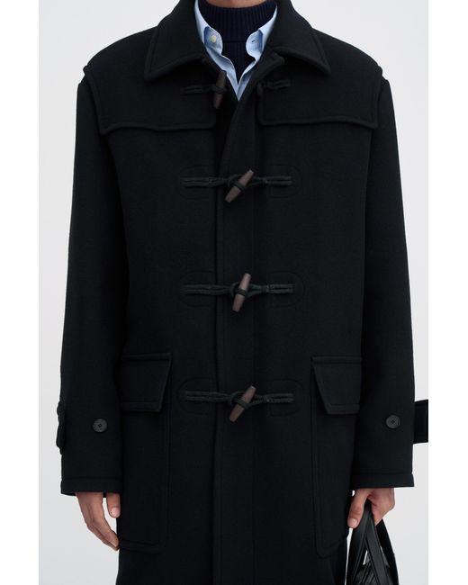 Filippa K Blue Monty Duffle Coat for men