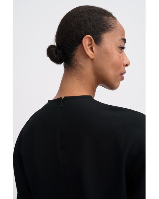 Filippa K Black Heavy Jersey Oversized Top