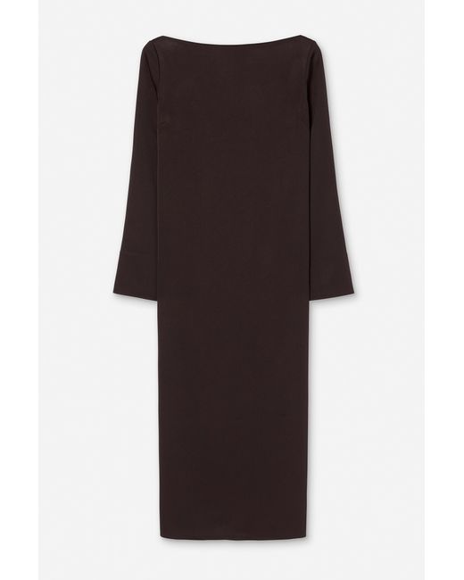 Filippa K Black Naia Boatneck Dress