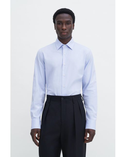 Filippa K White Slim Cotton Stretch Shirt for men