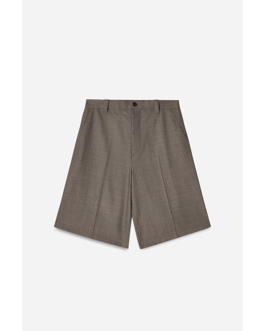 Filippa K Gray Wool Blend Tailored Short for men