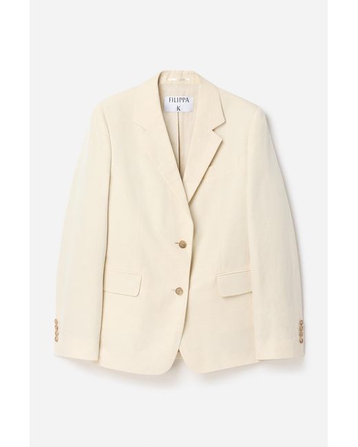 Filippa K Natural Delilah Linen Blazer