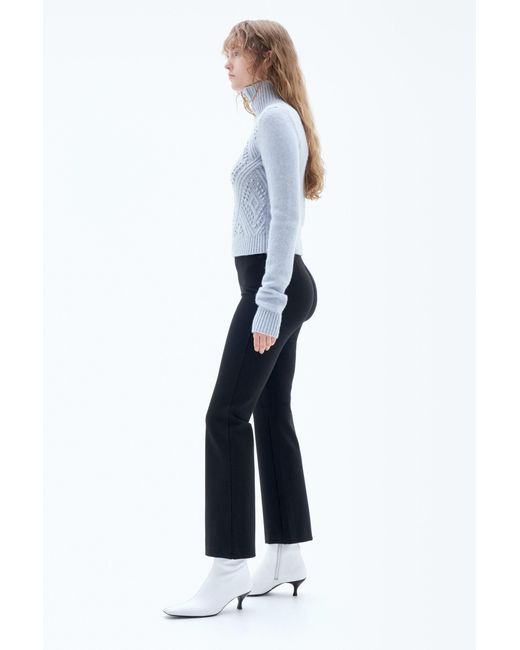 Flared Jersey Pants