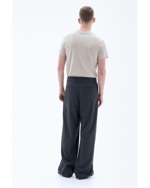 Filippa K Blue Stretch Cotton Tee for men