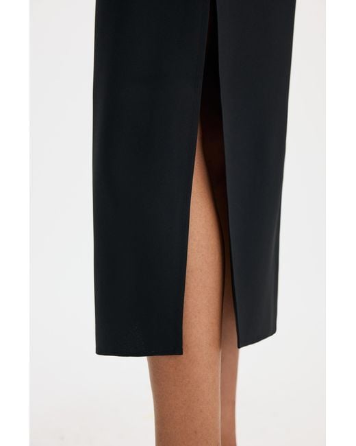 Filippa K Black Naia Boatneck Dress