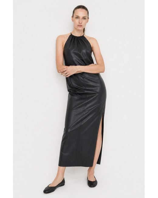 Filippa K Black Leather Dress