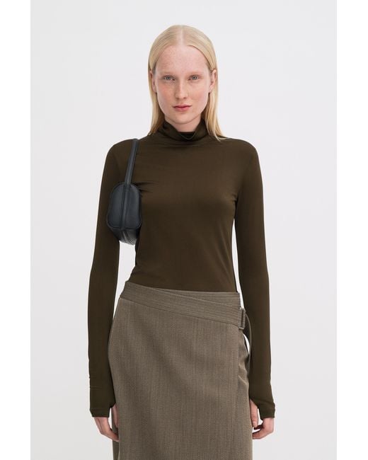 Filippa K Multicolor Fitted Jersey Turtleneck