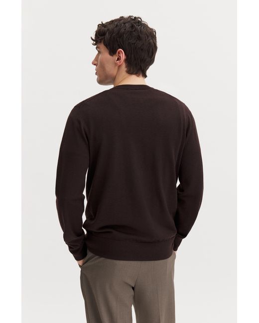 Filippa K Black Merino Sweater for men