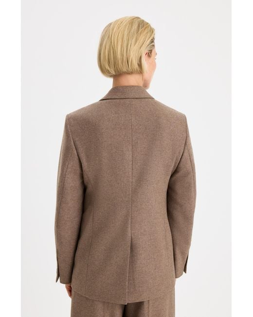Filippa K Brown Delilah Flannel Blazer