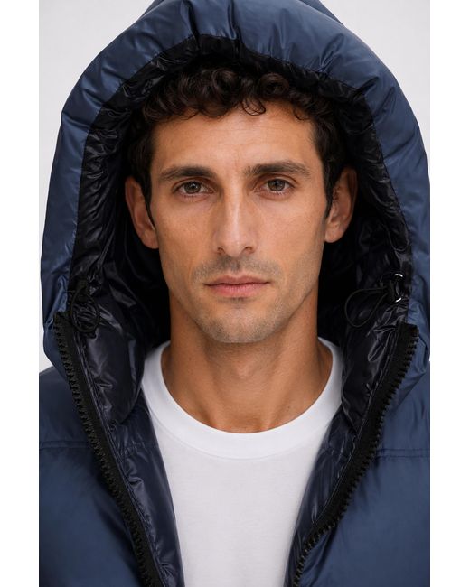 Filippa K Blue Puffer Down Jacket for men