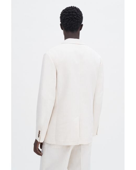 Filippa K White Patch Pocket Blazer for men