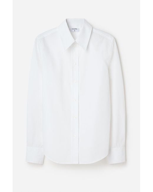 Filippa K White Classic Poplin Shirt