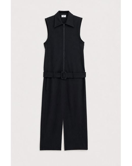 Filippa K Blue Belted Zip Dress
