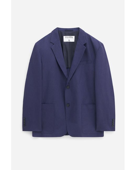 Filippa K Blue Patch Pocket Blazer for men