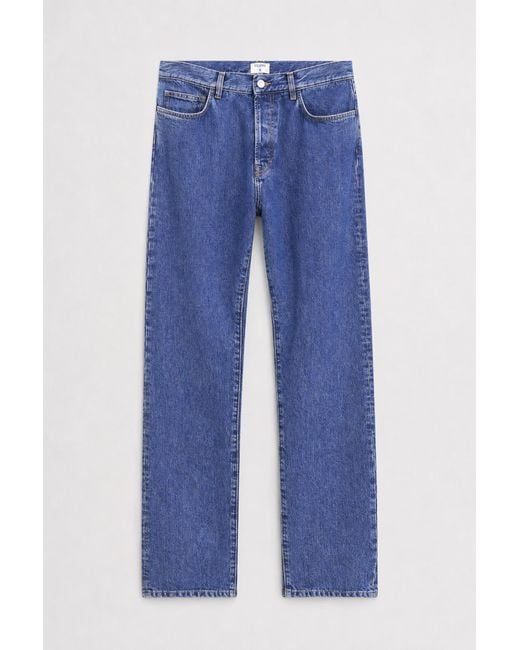 Filippa K Blue Tapered Cropped Jeans for men