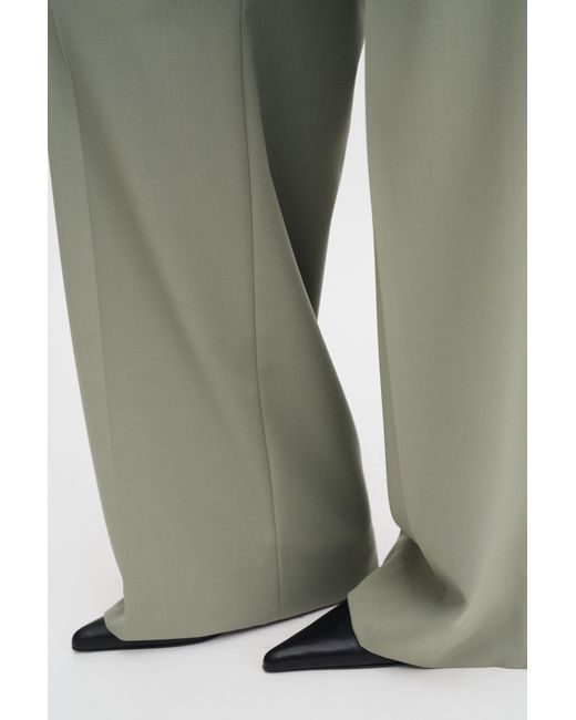 Filippa K Green Darcey Wool Trousers