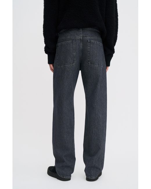 Filippa K Black Denim Work Jeans for men