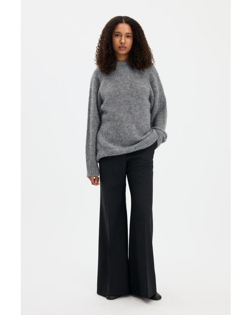 Filippa K Gray Hairy Alpaca Sweater