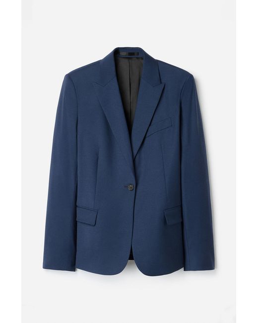 Filippa K Blue Sasha Cool Wool Blazer