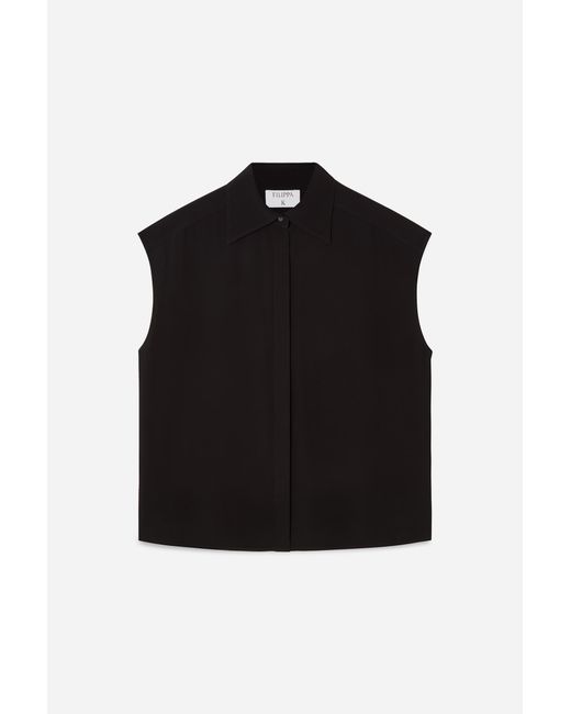 Filippa K Blue Cap Sleeve Blouse
