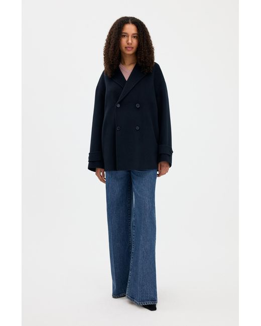 Filippa K Blue Audrey Wool Doublé Jacket