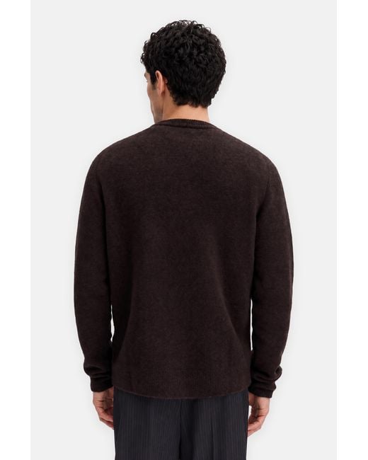 Filippa K Black Wool Yak Sweater for men