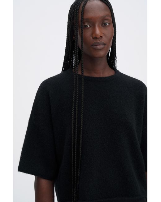 Filippa K Blue Wool Yak Tee