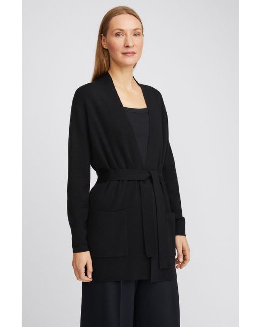 filippa k belted mid cardigan