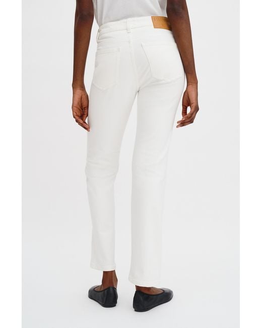 Filippa K White Stella Jeans Cropped
