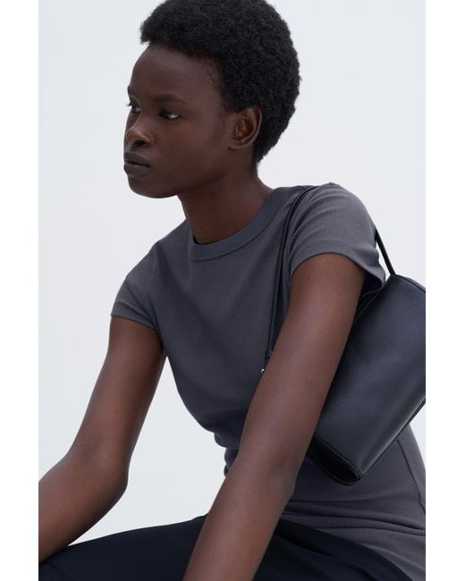 Filippa K Blue Fine Rib Tank