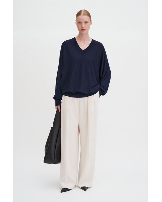 Filippa K Blue Batwing Sweater