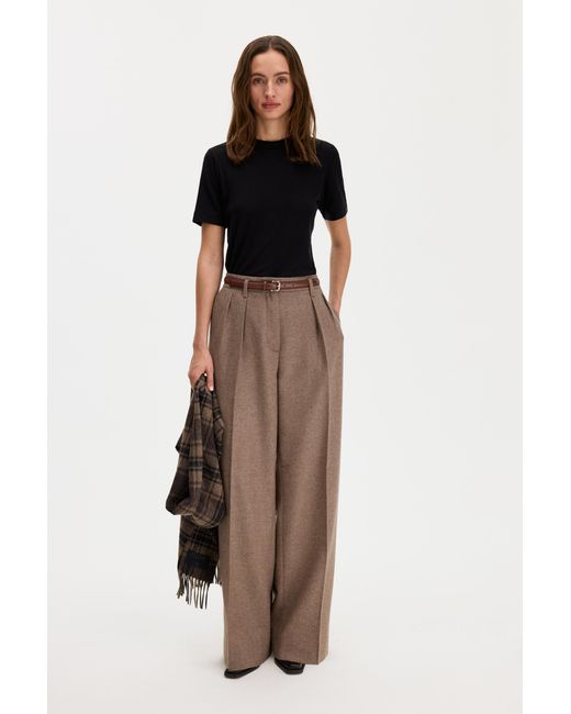 Filippa K Black Soft Rib Tee