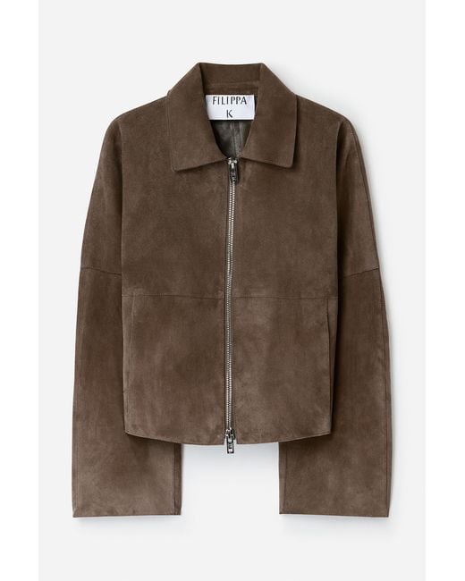 Filippa K Green Suede Coach Jacket