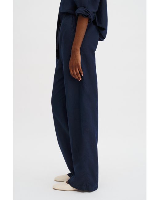 Filippa K Blue Gillian Linen Trousers