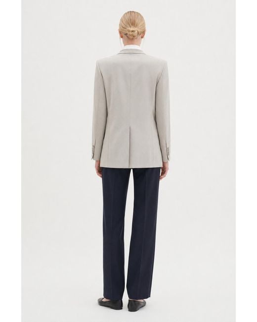Filippa K Gray Double Breasted Blazer