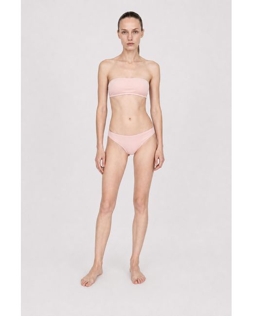 Filippa K Pink Bandeau Bikini Top