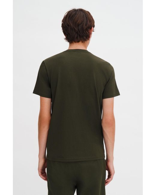 Filippa K Green Stretch Cotton Tee for men