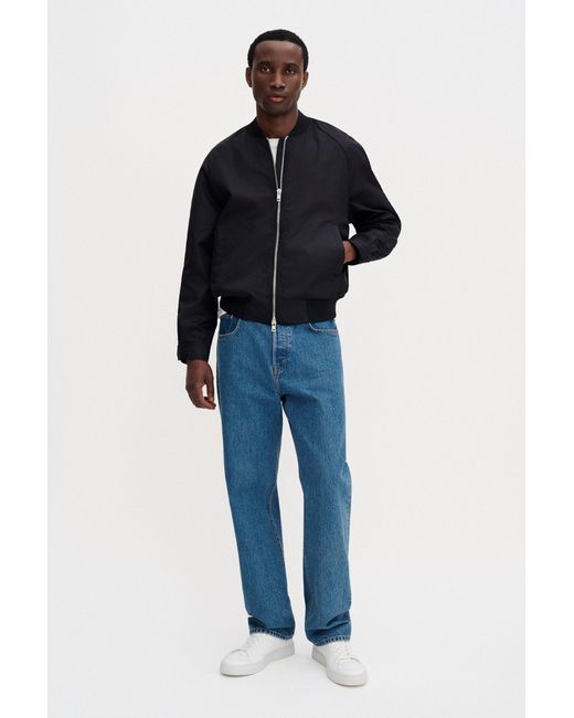 Filippa K Blue Technical Bomber Jacket for men