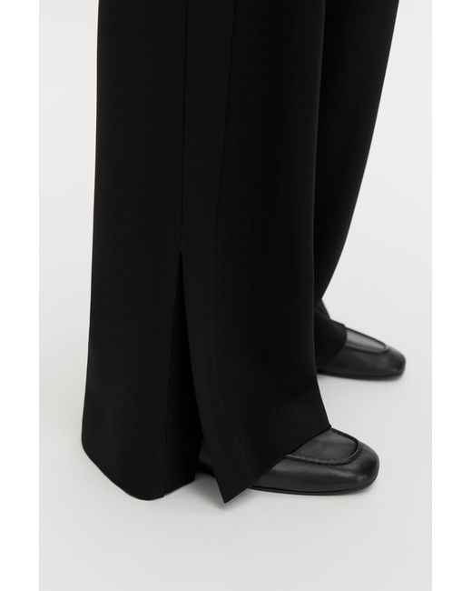 Filippa K White Teo Drapey Trousers
