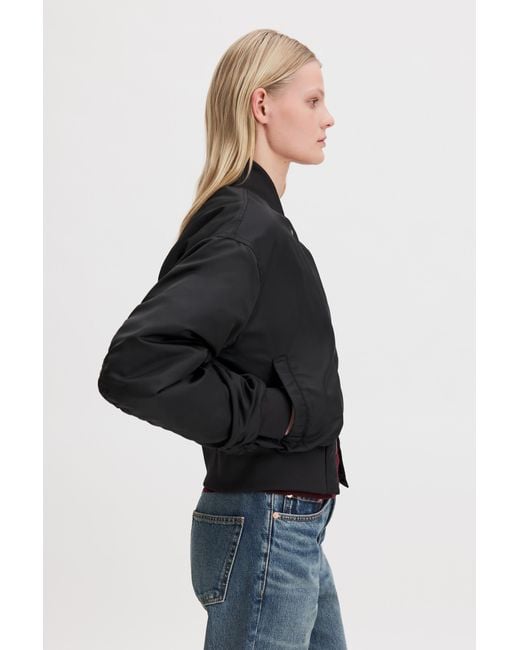 Filippa K Black Nylon Zip Jacket
