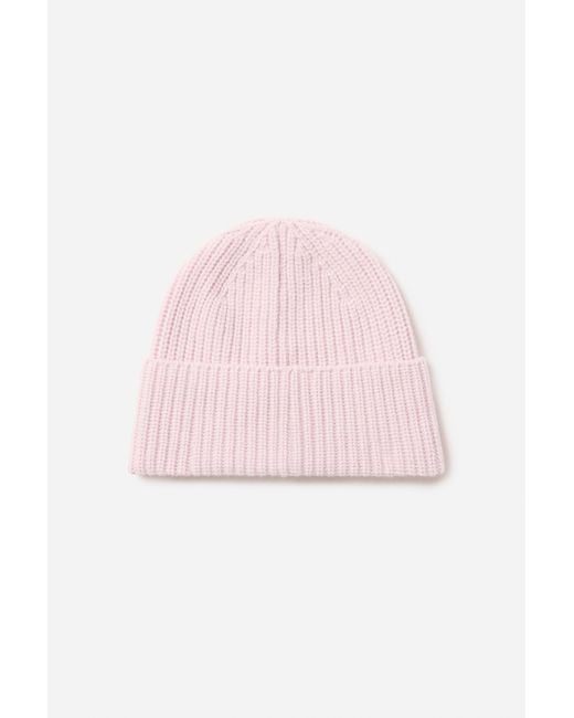 Filippa K Black Wool Cashmere Hat