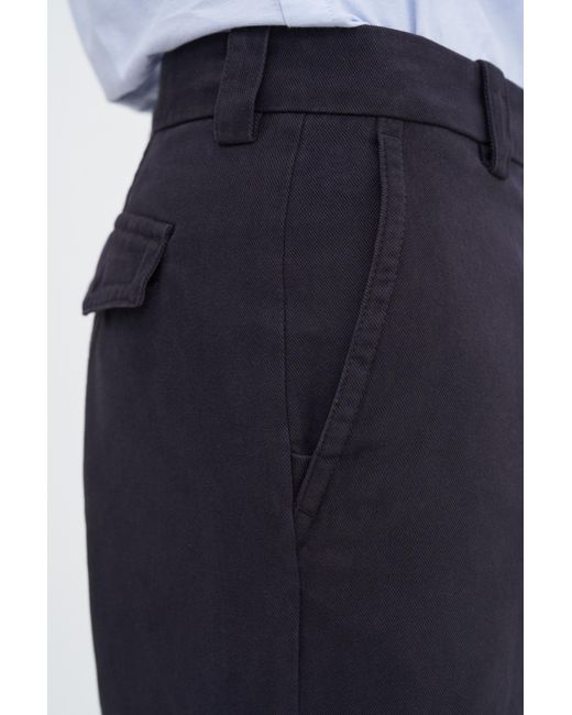 Filippa K Blue Cotton Chino Trouser for men